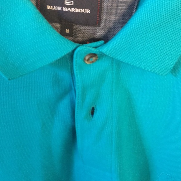 Blue Harbor Regular Fit Teal Polo - Picture 3 of 8